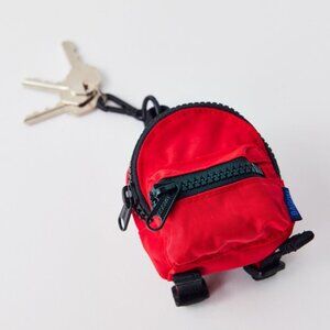 NWT Baggu Backpack Charm - Candy Apple
